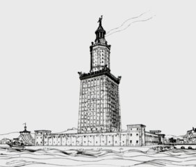 Lighthouse of Alexandria by Theirsch